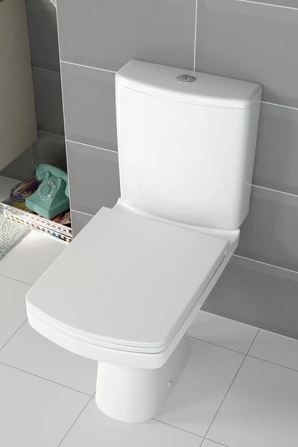 Сиденье - крышка для унитаза CERSANIT EASY K98-0089-PT микролифт - Фото 4 Сиденье - крышка для унитаза CERSANIT EASY K98-0089-PT микролифт - изображение 4