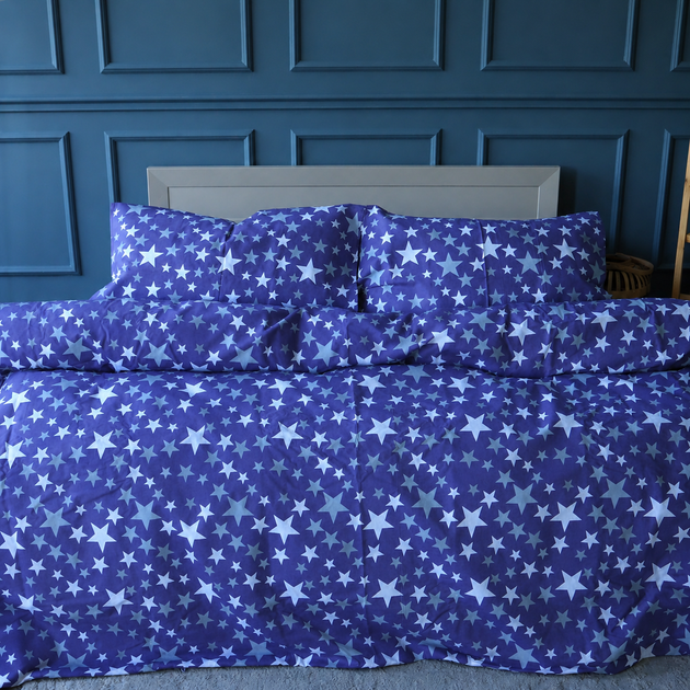 Простирадло MirSon Полуторне 150х220 см 17-0976 Dreamy Stars Ranforce Elite (2200013516248) - зображення 3