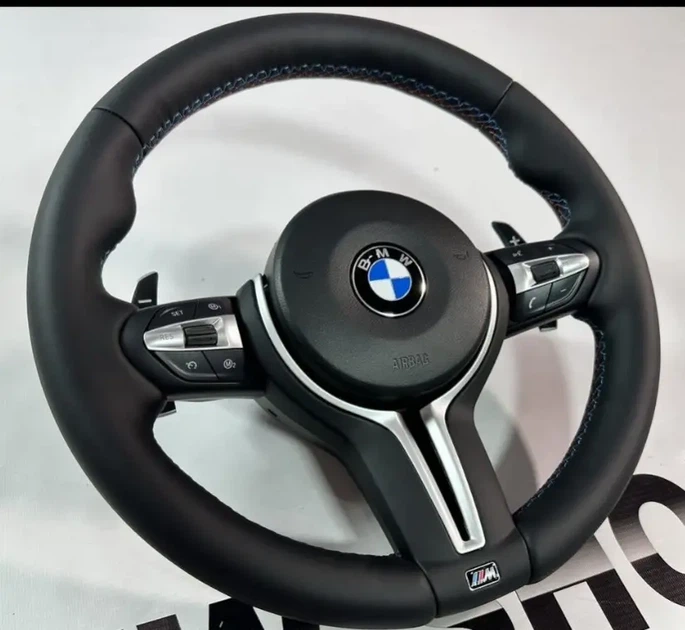 Кожаный M руль Руль M3 стиль BMW F series F01 F02 F06 F07 F10 F11 F12 F13 - изображение 2