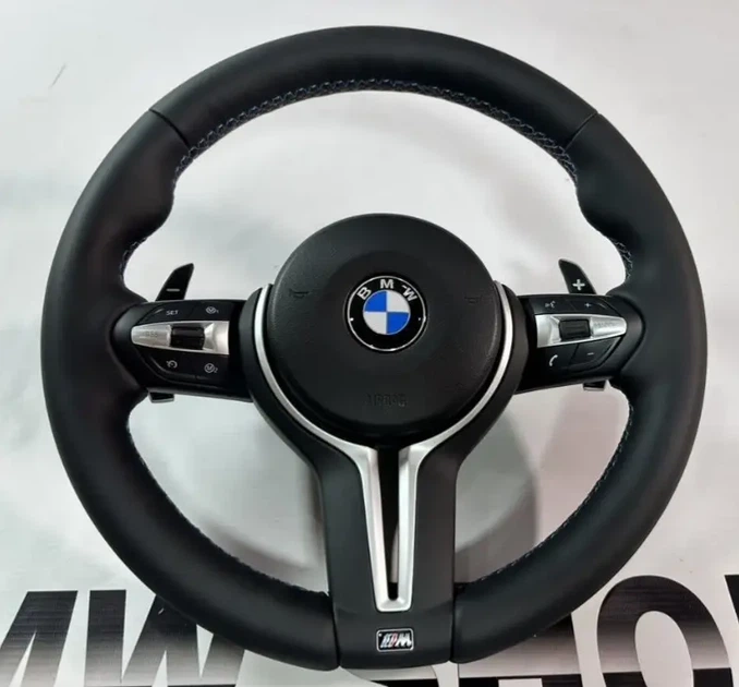 Кожаный M руль Руль M3 стиль BMW F series F01 F02 F06 F07 F10 F11 F12 F13 - изображение 3