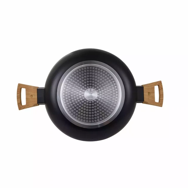 Кастрюля с крышкой Bergner Earth black 24 см 4.3 л (BG-32036-BK) - Фото 4 Кастрюля с крышкой Bergner Earth black 24 см 4.3 л (BG-32036-BK) - изображение 4