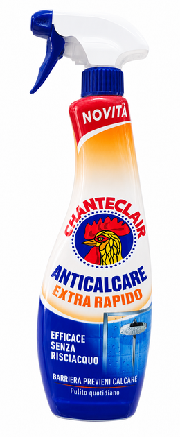 Засіб для видалення вапняного нальоту Chanteclair Anticalcare Extra Rapido, спрей, 625 мл - Фото 1 Засіб для видалення вапняного нальоту Chanteclair Anticalcare Extra Rapido, спрей, 625 мл - изображение 1