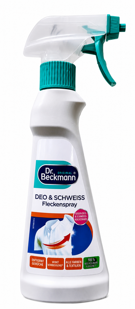Засіб для видалення жовтих плям від дезодоранту та поту Dr. Beckmann 250 мл - изображение 2