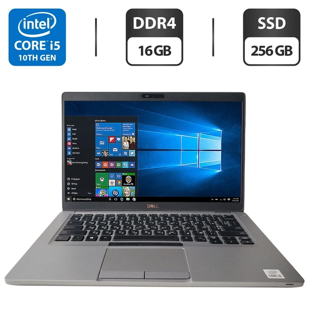 Ультрабук Б-клас Dell Latitude 5411 / 14" (1920x1080) IPS / Intel Core i5-10400H (4 (8) ядра по 2.6 - 4.6 GHz) / 16 GB DDR4 / 256 GB SSD / Intel UHD Graphics / WebCam б/в - Фото 1 Ультрабук Б-клас Dell Latitude 5411 / 14" (1920x1080) IPS / Intel Core i5-10400H (4 (8) ядра по 2.6 - 4.6 GHz) / 16 GB DDR4 / 256 GB SSD / Intel UHD Graphics / WebCam б/в - зображення 1