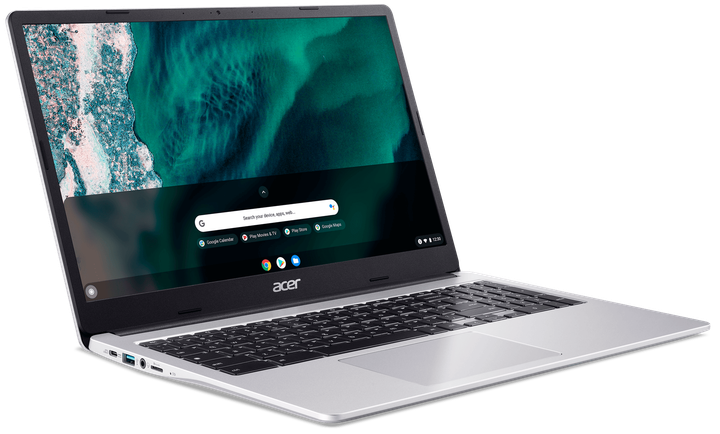 Ноутбук Acer Chromebook 315 CB315-4H-C2ST (NX.KB9EU.001), 15.6" IPS Full HD, Intel Celeron N4500, 8 ГБ RAM, 128 ГБ eMMC - зображення 2