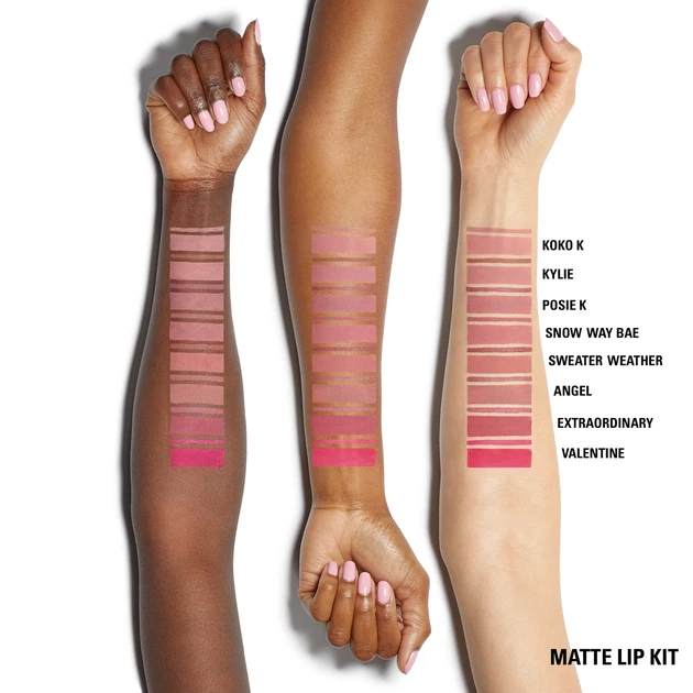 Мини -матовая помада Kylie Cosmetics "KYLIE "Matte Liquid Lipstick Deluxe Sample №808, 1 ml - изображение 5