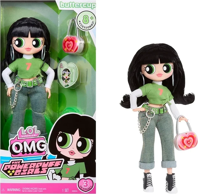 Кукла LOL Surprise OMG The Powerpuff Girls Doll Buttercup Суперкрошки» — Баттеркап 542872 - изображение 2
