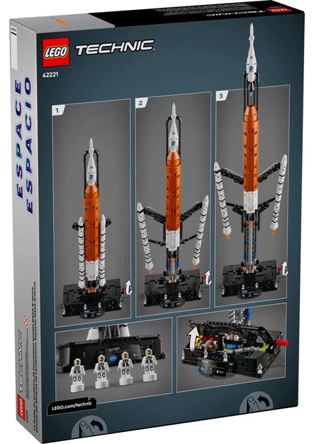 Конструктор LEGO Technic Ракета с системой космического запуска NASA Artemis (42221) - Фото 2 Конструктор LEGO Technic Ракета с системой космического запуска NASA Artemis (42221) - изображение 2