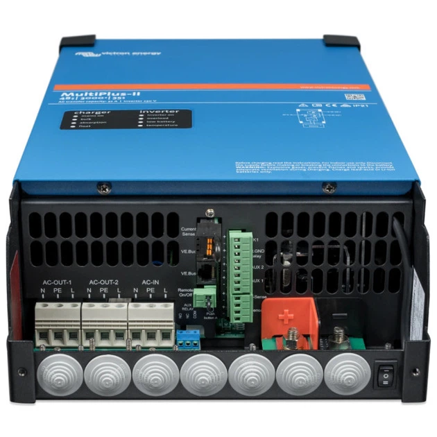 Інвертор VictronEnergy MultiPlus-II 48/3000/35-32 однофазний чиста синусоїда - Фото 3 Інвертор VictronEnergy MultiPlus-II 48/3000/35-32 однофазний чиста синусоїда - зображення 3