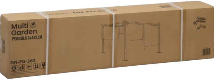 Садовий павільйон MultiGarden DN-FG-362-3 - зображення 11