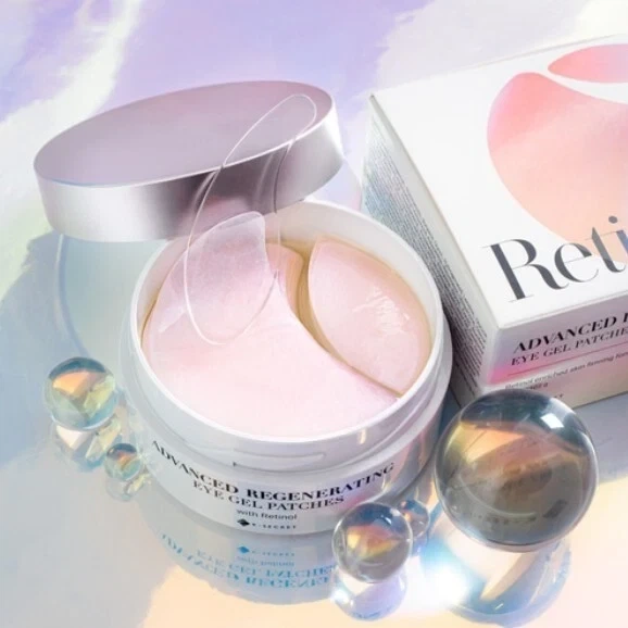 Гелеві патчі під очі KSECRET Advanced Regenerating Eye Gel Patches Retinol 60 шт 102 г — відновлюючі патчі з ретинолом від зморшок - изображение 2