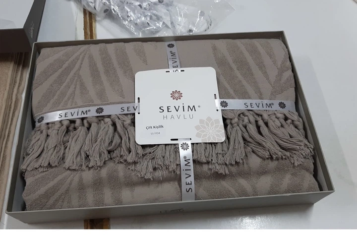Махрове покривало Sevim Coffee 200×230 см - изображение 2