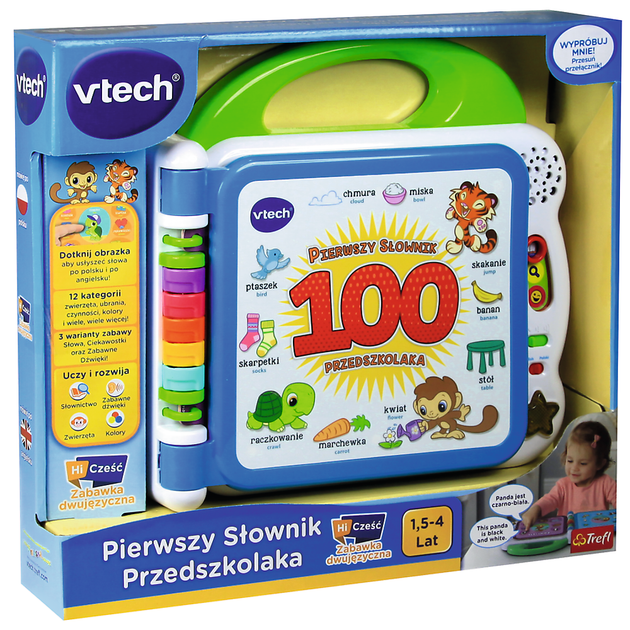 Książeczka interaktywna Vtech My First 100 Words (3417766015426) - obraz 2