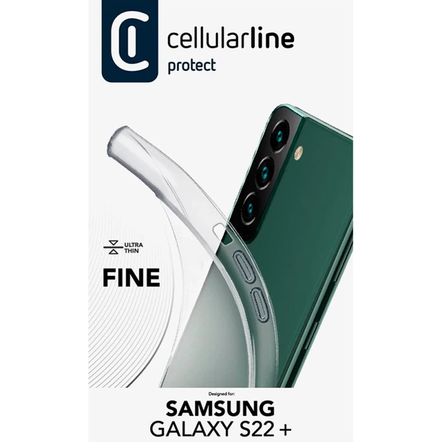 Чехол Cellularline Fine для Samsung Galaxy S22 Plus Transparent (FINECGALS22PLT) - Фото 4 Чехол Cellularline Fine для Samsung Galaxy S22 Plus Transparent (FINECGALS22PLT) - изображение 4