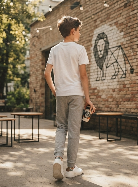 Спортивні штани everlast (ovs kids), сірий, 146 зріст - изображение 2