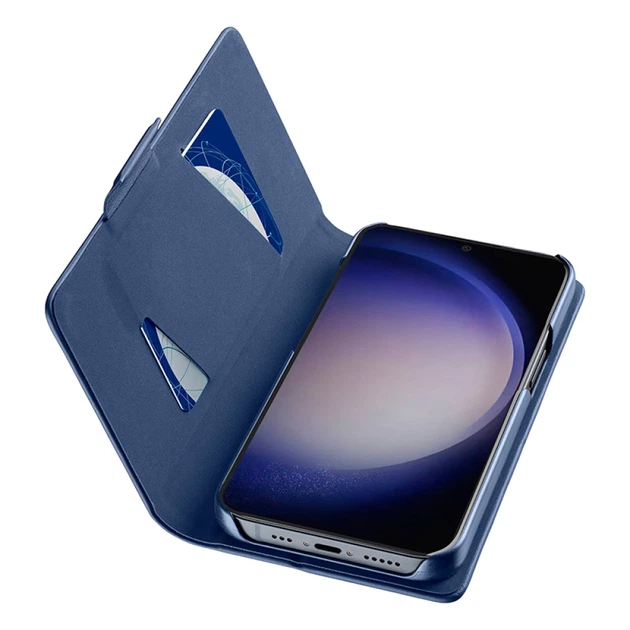 Чехол Cellularline Book Case для Samsung Galaxy S24 Navy (BOOK3GALS24B) - Фото 2 Чехол Cellularline Book Case для Samsung Galaxy S24 Navy (BOOK3GALS24B) - изображение 2