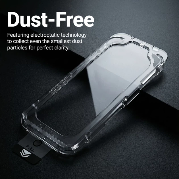 Zestaw szkieł hartowanych do smartfona Apple iPhone 17e/16e/14/13/13 Pro Crong EasyShield 2 szt. Black (CRGES2PIP16E) - obraz 3