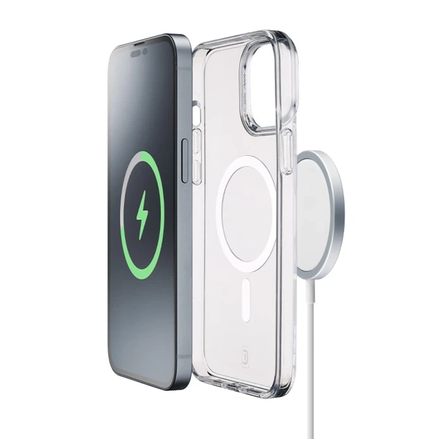 Чехол Cellularline Gloss Mag для iPhone 15 Pro Max Clear (GLOSSMAGIPH15PRMT) - Фото 3 Чехол Cellularline Gloss Mag для iPhone 15 Pro Max Clear (GLOSSMAGIPH15PRMT) - изображение 3