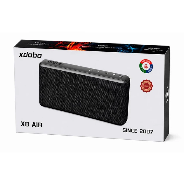 Портативна колонка Bluetooth Xdobo X8 Air IPX5 BT5.3 10W Black - зображення 5