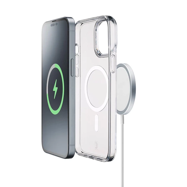 Чехол Cellularline Gloss Mag для iPhone 15 Clear (GLOSSMAGIPH15T) - изображение 3