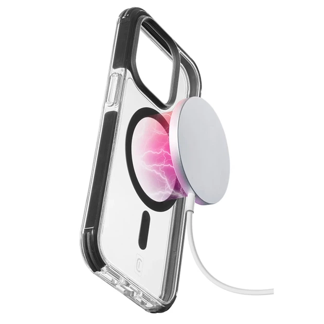 Чехол Cellularline Tetra Force Strong Guard Mag для iPhone 15 Pro Transparent with MagSafe (TETRACMAGIPH15PROT) - Фото 1 Чехол Cellularline Tetra Force Strong Guard Mag для iPhone 15 Pro Transparent with MagSafe (TETRACMAGIPH15PROT) - изображение 1
