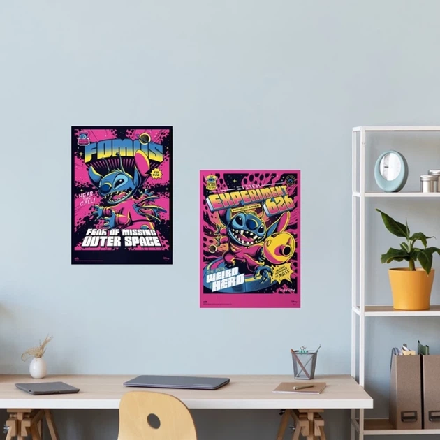 Набор минипостеров Disney Stitch 38x52 см 2 штуки (SETMP016) - изображение 6
