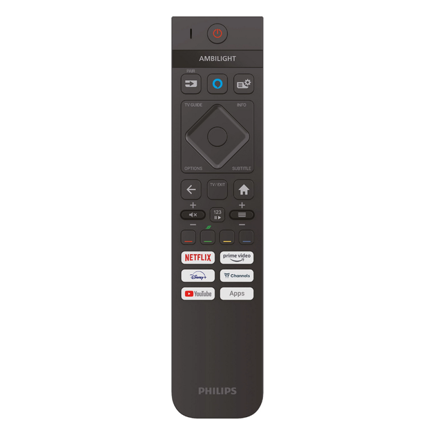 Телевизор Philips 75PUS8319/12, 75", UHD 4K, 60 Гц, Ambilight, Titan OS, 350 нит, Dolby Atmos, звук 20 Вт, пульт с микрофоном - изображение 5