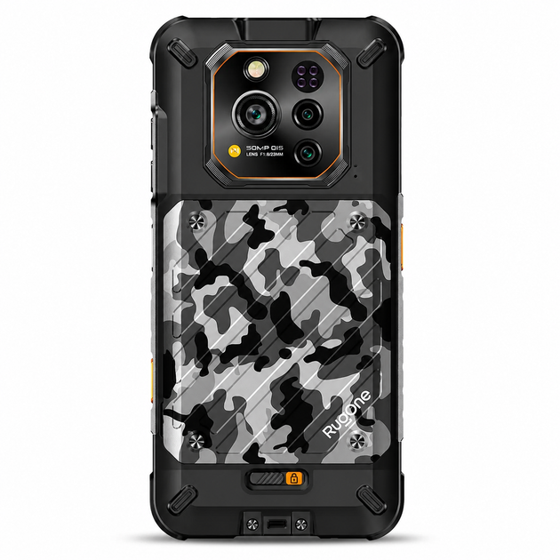 Смартфон RugOne Xever 7 512 GB 5500 мА·ч Android NFC со сменной батареей и камерой ночного видения Gray (6975326660686) - изображение 5