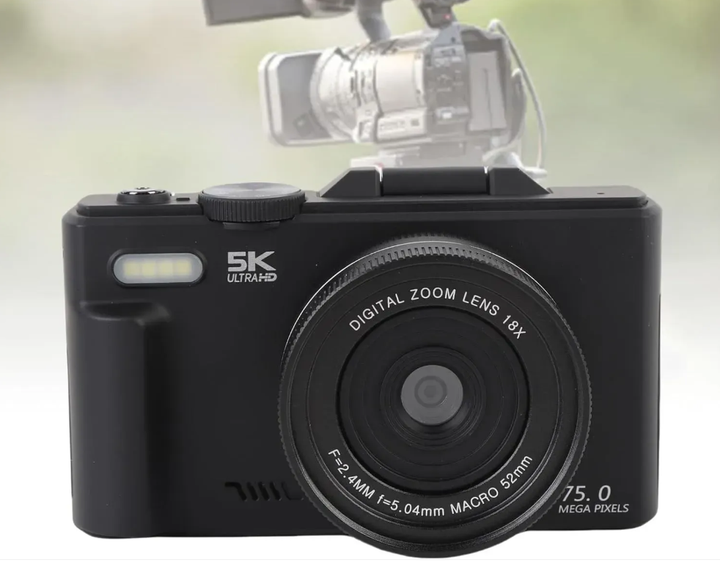 Цифровая ретро-камера 5K 75MP, Wi-Fi - изображение 3