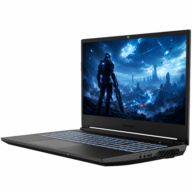 Ігровий ноутбук 15,6" Medion (Lenovo Group) Erazer Deputy P25 | IPS (1920x1080) FullHD | 144 Гц | Ryzen 5 5600H | RAM 16 ГБ | SSD NVME 512 ГБ | Nvidia GeForce RTX 3060, 6 ГБ | RGB підсвітка клавіатури | Win11 (5343) - Уцінка - зображення 3