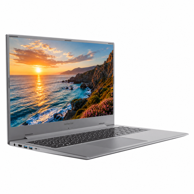 Ноутбук 17,3" Medion (Lenovo Group) Akoya P17609 | Intel Core i5-1135G7 | IPS (1920x1080) FullHD | RAM 16 ГБ | SSD 256 ГБ + HDD 1 ТБ | Nvidia GeForce MX450 | Металевий корпус | Win11 (5298) - Уцінка - зображення 3