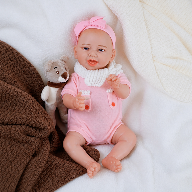 Інтерактивний пупс Reborn Baby Born Elly 42 см — реагує на рухи, сміється, плаче та засинає, з аксесуарами (RBM24018) - Фото 3 Інтерактивний пупс Reborn Baby Born Elly 42 см — реагує на рухи, сміється, плаче та засинає, з аксесуарами (RBM24018) - изображение 3