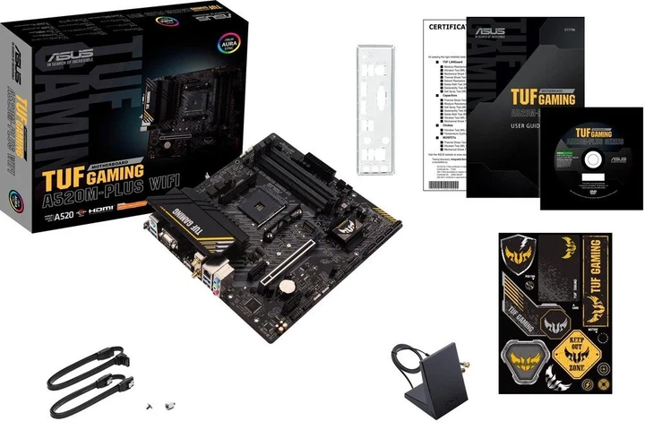 Материнская плата ASUS TUF Gaming A520M-PLUS WIFI (102218817) - изображение 5