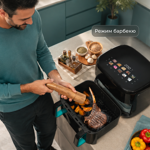Мультипіч Cecotec Cecofry&Grill Smokin'Prime 11000 - зображення 3