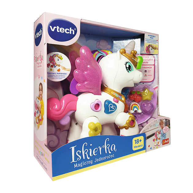 Zabawka interaktywna VTech Magiczny jednorożec Iskierka (5900511612394) - obraz 2