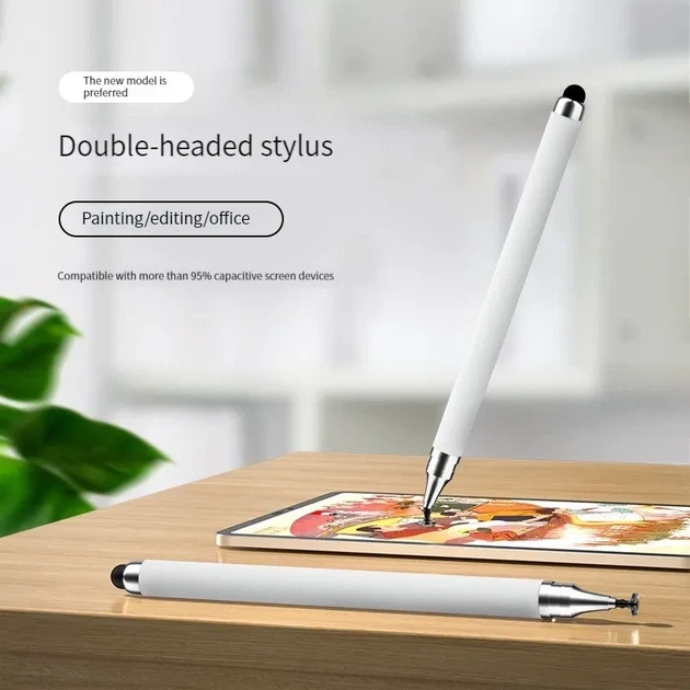 Универсальный Емкостный Стилус 2 в 1 Touch Pen Жёлтый для телефона планшета сенсорного экрана - изображение 8