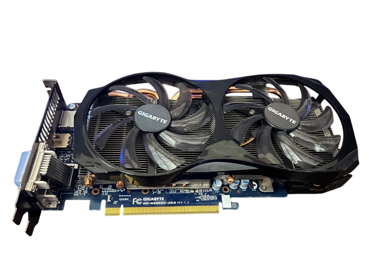 Відеокарта GeForce GTX 660 2GB Gigabyte OC (GV-N660OC-2GD) Б/В - Фото 1 Відеокарта GeForce GTX 660 2GB Gigabyte OC (GV-N660OC-2GD) Б/В - зображення 1