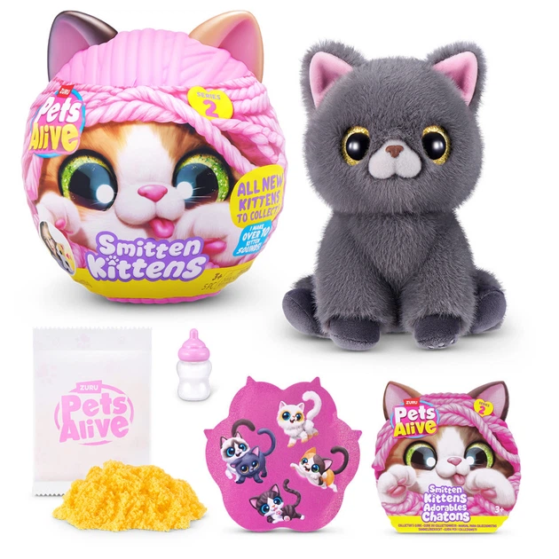 Интерактивный игровой набор-сюрприз Игривые котята Pets & Robo Alive S2 9568, 10 разных звуков - Фото 8 Интерактивный игровой набор-сюрприз Игривые котята Pets & Robo Alive S2 9568, 10 разных звуков - изображение 8