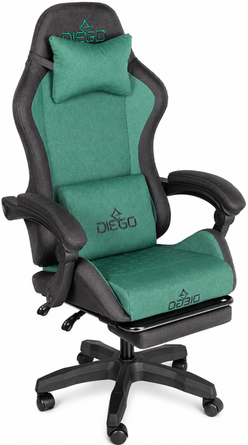 Кресло геймерское DIEGO Fabric X Green - Фото 8 Кресло геймерское DIEGO Fabric X Green - изображение 8