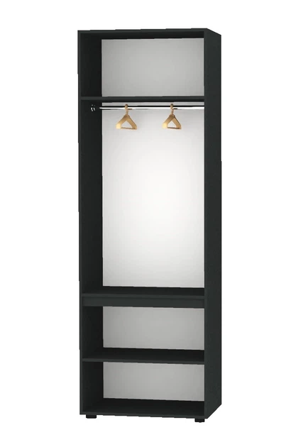 Шафа Алекса СН-600-1т 60х50х218 см Антрацит - Фото 2 Шафа Алекса СН-600-1т 60х50х218 см Антрацит - зображення 2