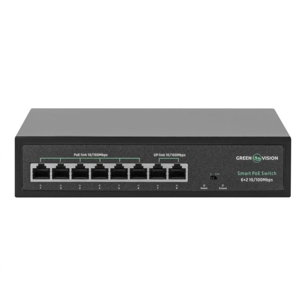 Коммутатор сетевой Greenvision GV-015-D-06+2P - изображение 3