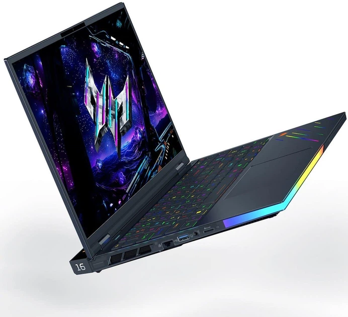 Ноутбук Acer 16 Predator Helios Neo 16 AI PH16-73-97S5 2.5K OLED 240Hz/Intel U9-275HX/32GB/2TB/RTX 5090/W11H/Abyssal Black (NH.U0WAA.001) - зображення 5