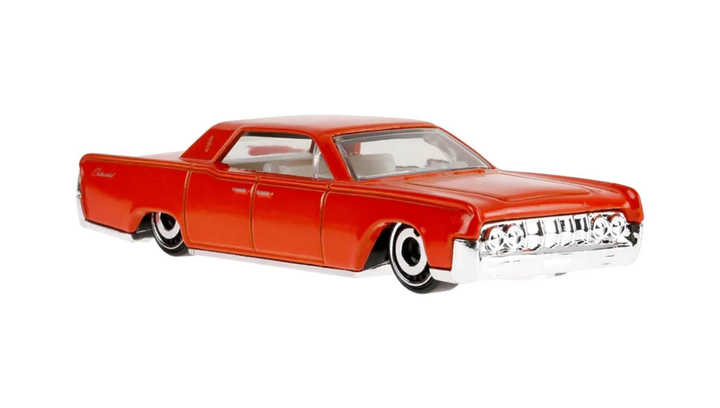 Машинка Хот Вилс 1:64 `64 Lincoln Continental коллекция Cool Classics Hot Wheels Mattel JJK14 - изображение 5