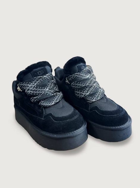 Жіночі Кросівки з Набивкою Ugg Lowmel Sneaker Black 39 - Фото 2 Жіночі Кросівки з Набивкою Ugg Lowmel Sneaker Black 39 - зображення 2