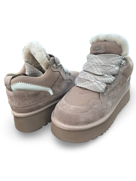 Жіночі Кросівки з Набивкою Ugg Lowmel Sneaker Beige 38 - зображення 5