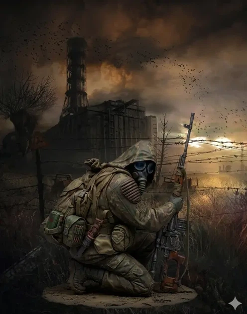 Фигурка персонажа S.T.A.L.K.E.R. 2: Heart of Chornobyl — коллекционная статуэтка сталкера 10 см, детализированная модель. - изображение 3