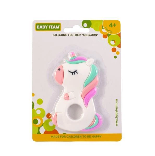 Прорезыватель Baby Team Единорог силиконовый (4018) - изображение 3