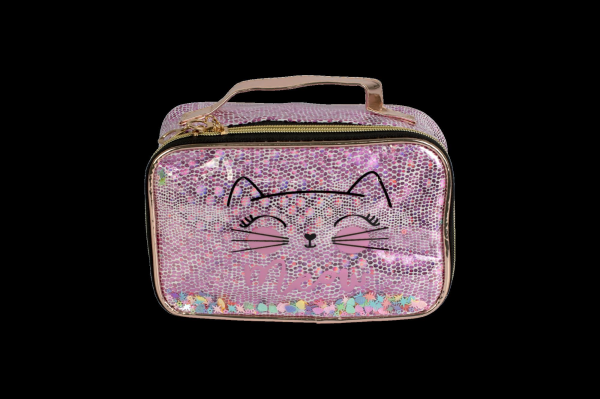 Косметичка Lukky Киця з конфеті 21x13x12 см (T21398) - Фото 2 Косметичка Lukky Киця з конфеті 21x13x12 см (T21398) - зображення 2