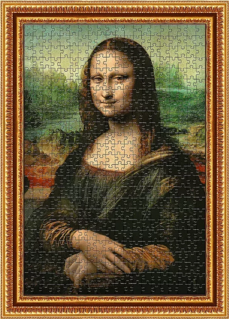 Пазли Art Collection в рамці. Леонардо да Вінчі. Мона Ліза (500 ел.) 37541 (Trefl) - Фото 1 Пазли Art Collection в рамці. Леонардо да Вінчі. Мона Ліза (500 ел.) 37541 (Trefl) - изображение 1