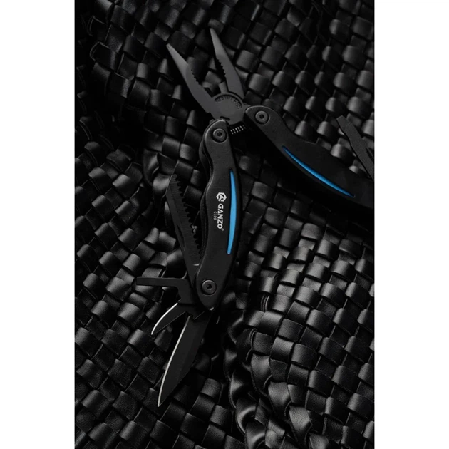 Мультитул Ganzo G109-BL нержавеющая сталь 440С 280 г синий - Фото 16 Мультитул Ganzo G109-BL нержавеющая сталь 440С 280 г синий - изображение 16